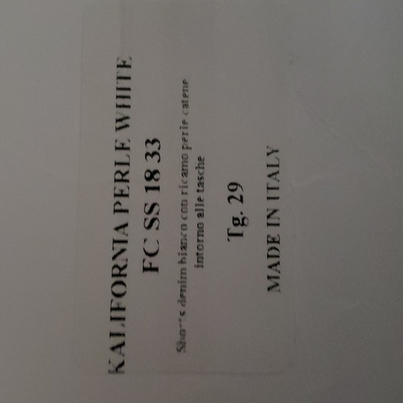 Revolve Forte dei marmi couture Milano white with pearls size 29 - Picture 6 of 8